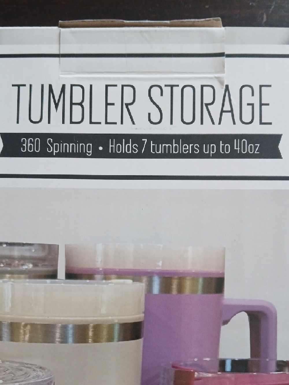 Tumbler Storage 360° Spin Organizer - Picture 4 of 10